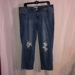 Lane bryant Denim capris